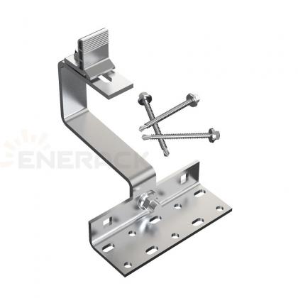 Wholesale Adjustable Tile Roof Hook Available For Rail Clamp ERK TRH