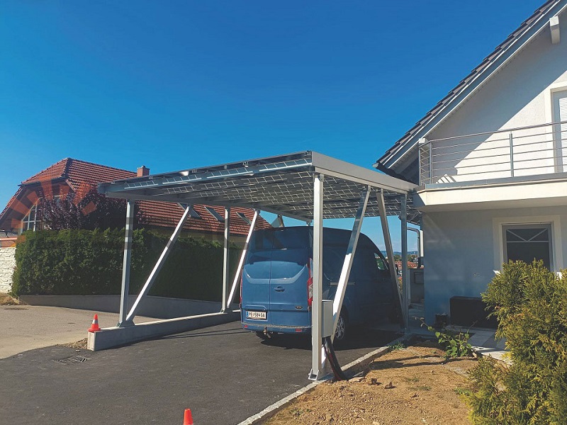 Carport installation case from Austria